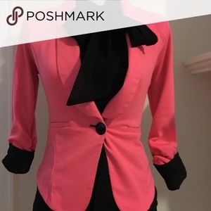 Charlotte Russe Neon Pink Blazer